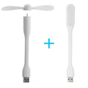 Hot Mini USB Fan Flexible Bendable Cooling Fan and LED Light