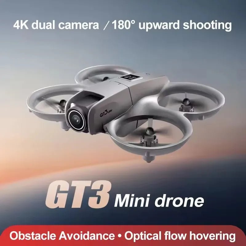 Hot New GT3 Drone - 8K Dual Cameras, 180 Degree FPV, Foldable GPS Stability Plus
