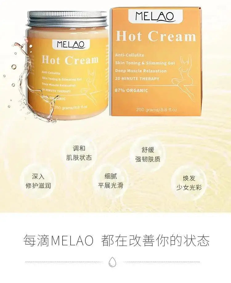 Hot Sensation Organic Cellulite Cream Slimming Massage