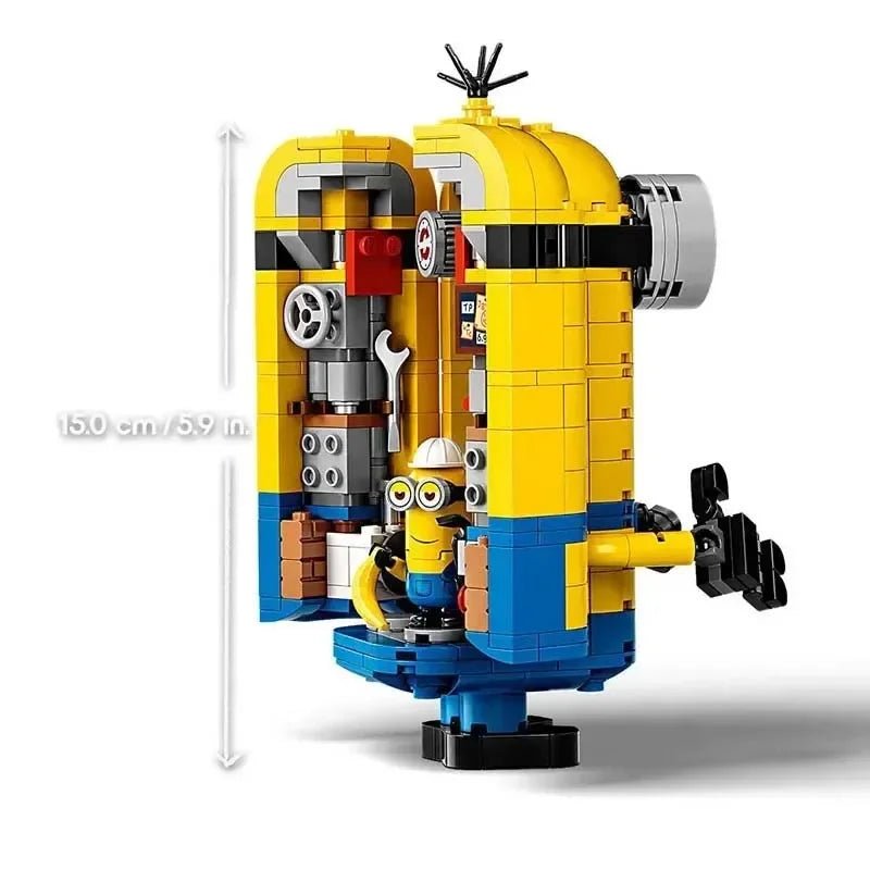 Hot Toys Despicable Me Minion DIY Building Block Puzzle 75551 Creative Desk Deco