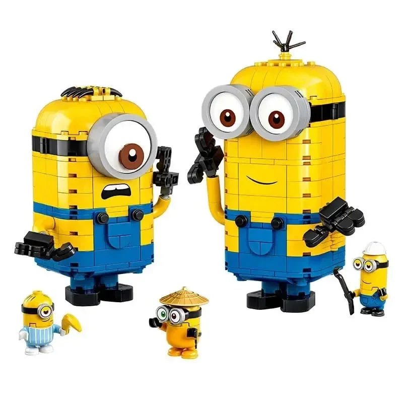 Hot Toys Despicable Me Minion DIY Building Block Puzzle 75551 Creative Desk Deco