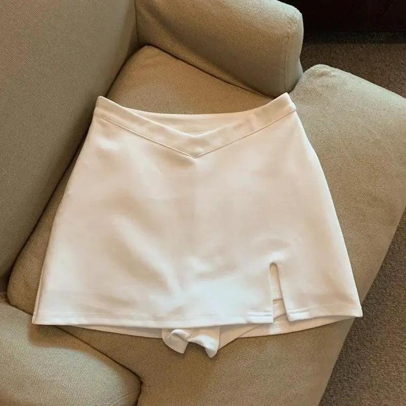 Hotsweet Spring Mini Skirt High Waist Chic Style For Women