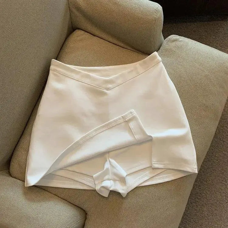 Hotsweet Spring Mini Skirt High Waist Chic Style For Women