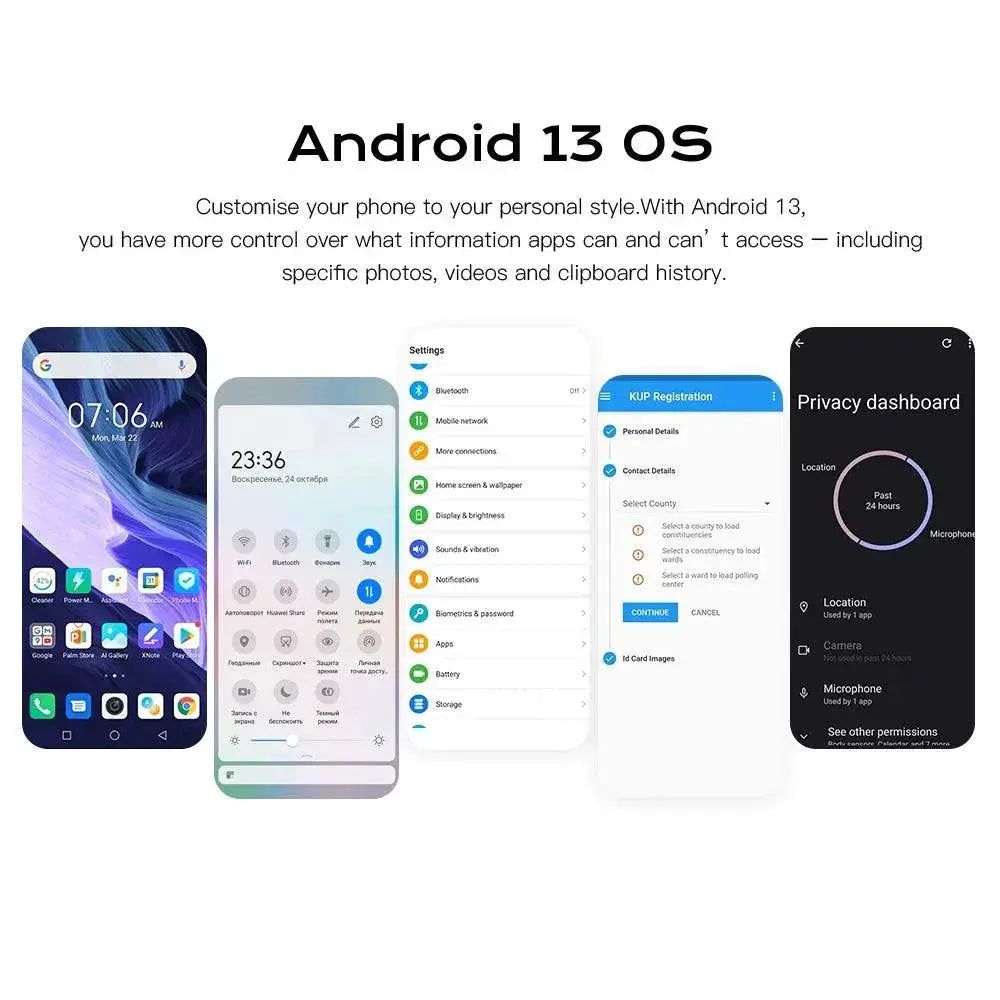 Hotwav Note 12 6.8 Inch HD Plus Android 13 Smartphone