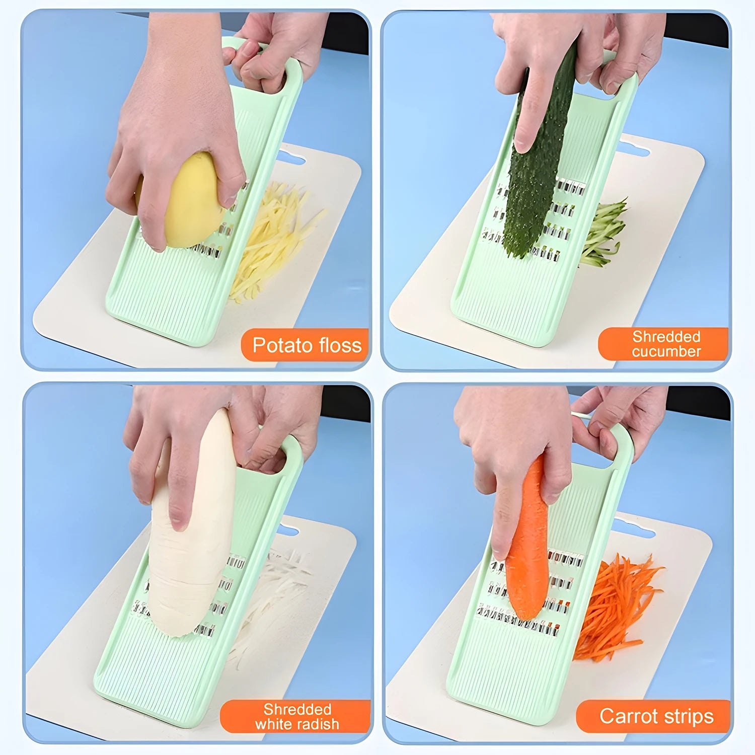 Household Shredder Grater And Fruit Cutter For Vegetables And Potatoes