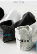 HSS 5Pairs Organic Cotton Men Socks - Ankle Breathable Mesh Sports Sock SummerEU