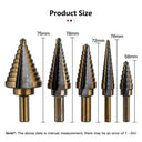 Durable Cobalt Step Drill Set for Metal