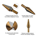 Durable Cobalt Step Drill Set for Metal