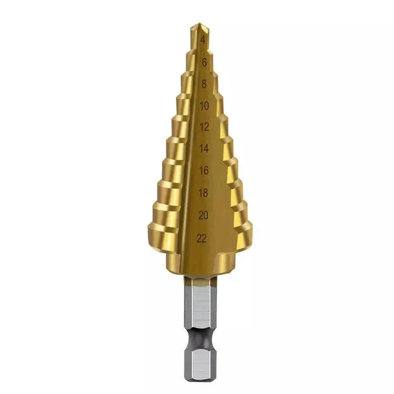 HSS Titanium Coated Step Drill Bit For Metal Drilling