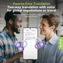 HTC Bluetooth Earphones AI Translator Real Time Pro