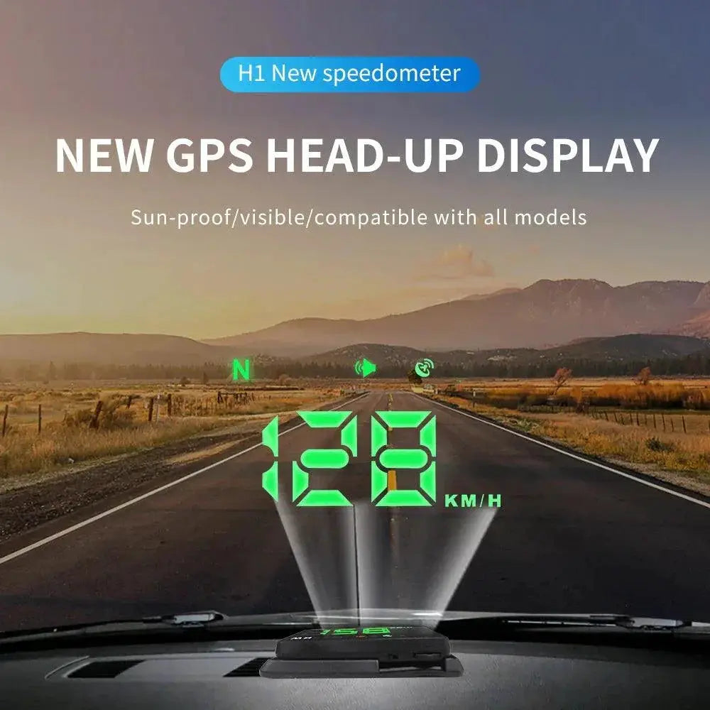 HUD Car GPS Speedometer USB Projector For Safer Driving