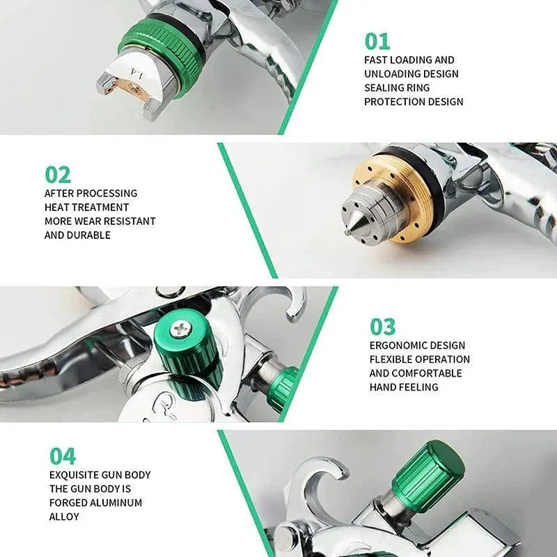 HVLP Professional Spray Gun Portable Car Paint DIY Kit