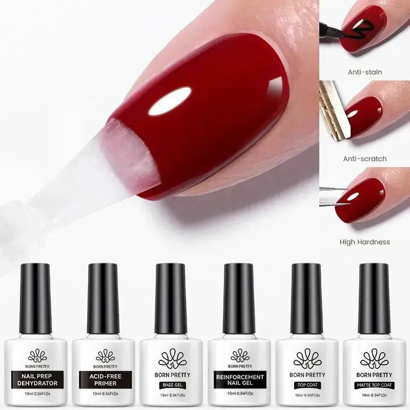 Hybrid Varnish UV Gel Polish Kit For Nail Art Manicures