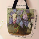 Reusable Hydrangea Tote For Daily Use