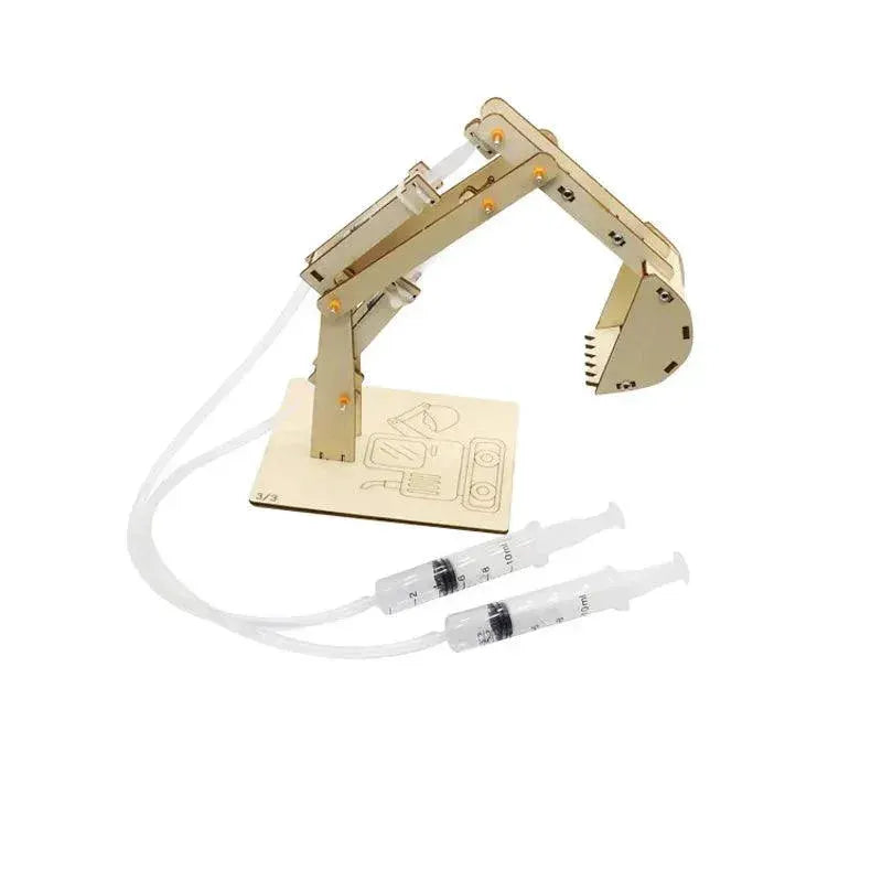 Hydraulic Excavator DIY Science Toy Explore Hydraulic Power