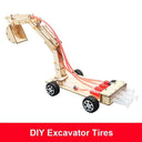 Industrial STEM Toy Hydraulic Excavator