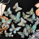 Ice Crystal Laser Butterfly Decorative Stickers for Scrapbooking