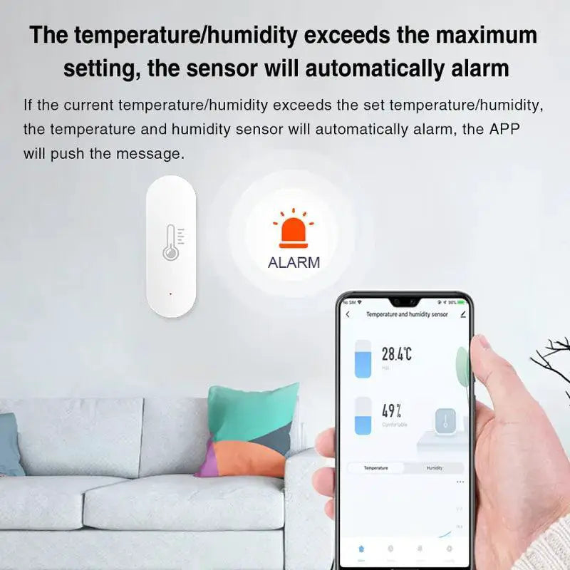 IHSENO Smart WiFi Environment Monitor Alexa Google Home