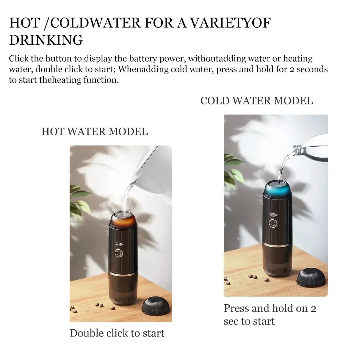 IKAPE Portable Electric Espresso Maker for Hot Cold Coffee