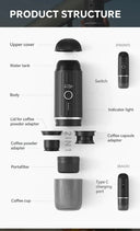 Cafe-Quality Espresso Maker for Travel