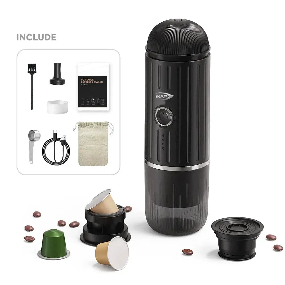 IKAPE Portable Electric Espresso Maker for Hot Cold Coffee