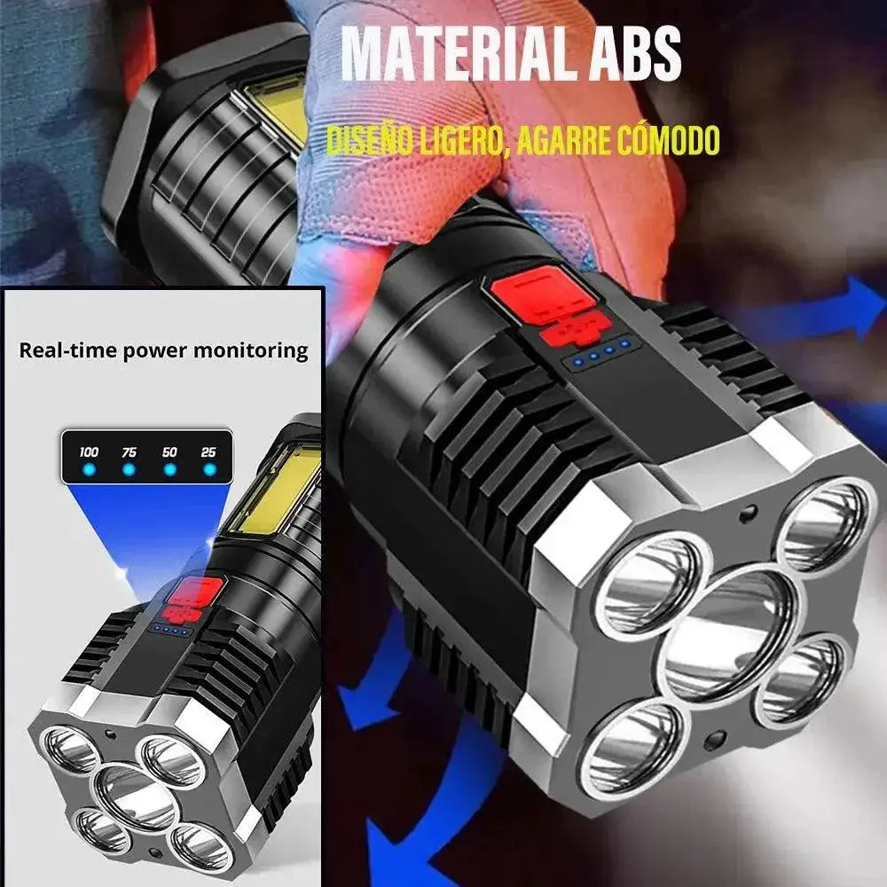 Rechargeable LED Torch for Camping and Hiking Adventures