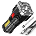 Illuminate Your Adventure with Rechargeable LED Torch
