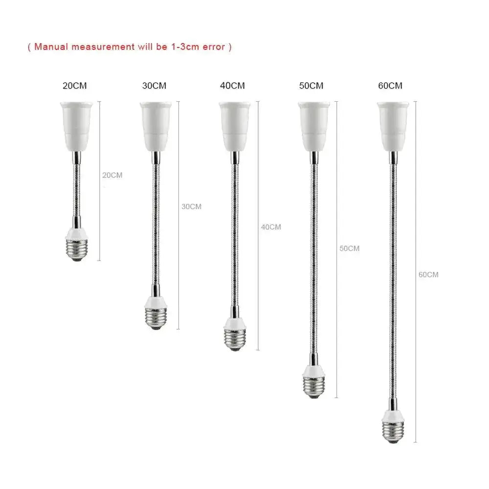 Flexible E27 LED Bulb Holder for Adjustable Lighting - OurLum.com