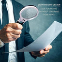 Illuminated Magnifying Loupe LED Handheld Magnifier 45X Tool