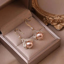 Elegant Pearl Fringe Earrings for Women