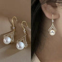 Elegant Pearl Fringe Earrings for Women