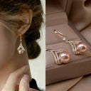 Elegant Pearl Fringe Earrings for Women
