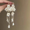 Elegant Pearl Fringe Earrings for Women