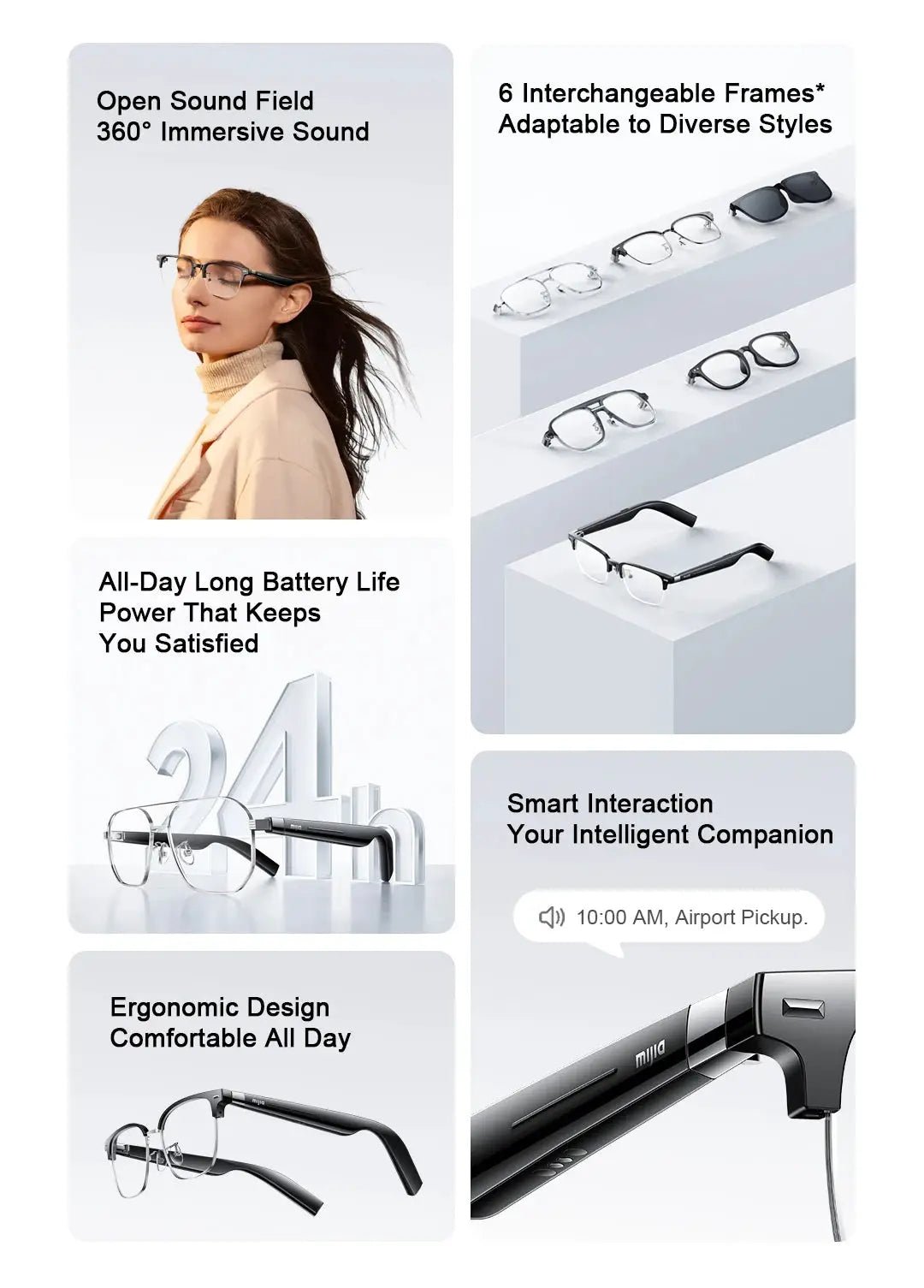Immersive Audio Glasses for Commuters — product view 9