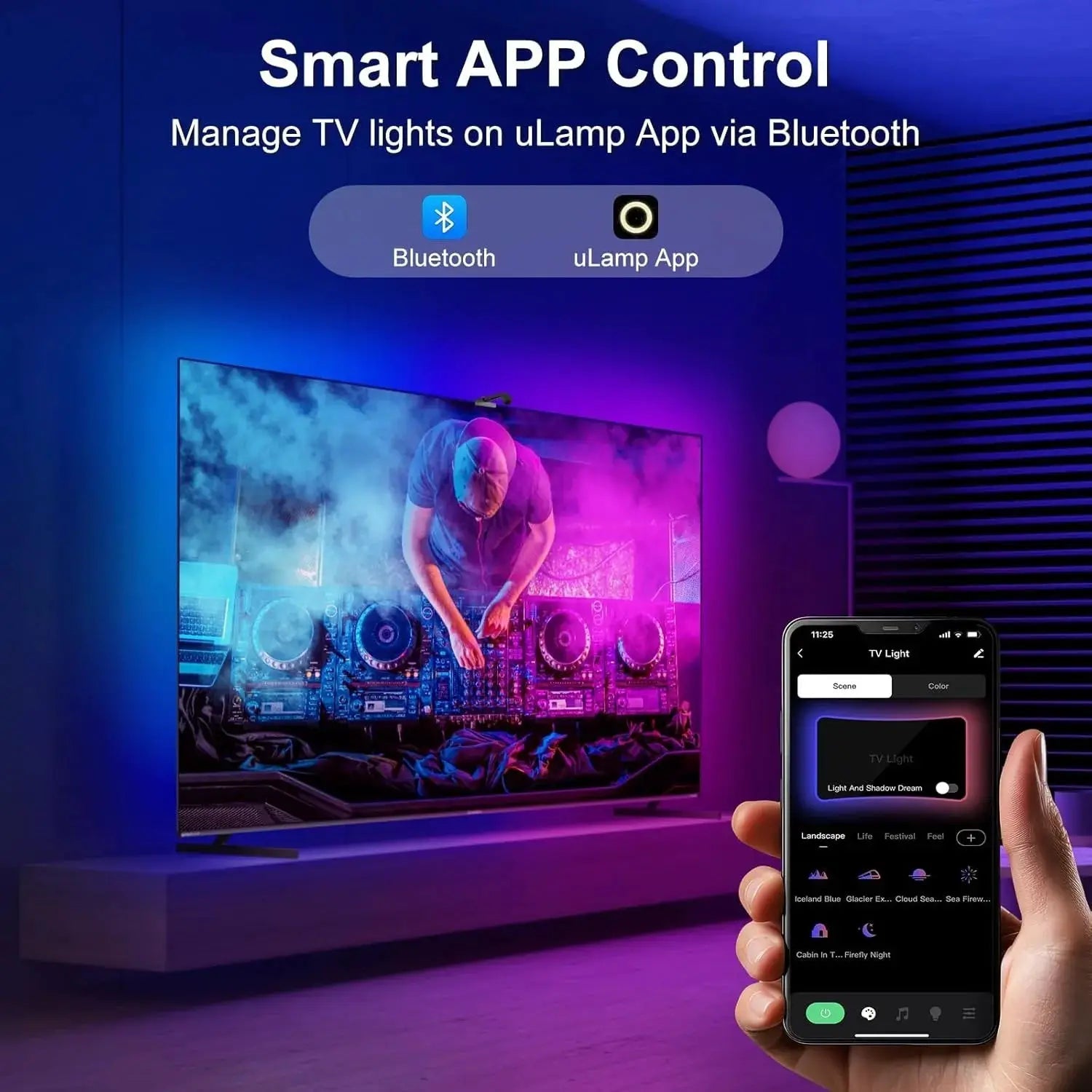 Immersive RGBIC TV Backlight for Gaming