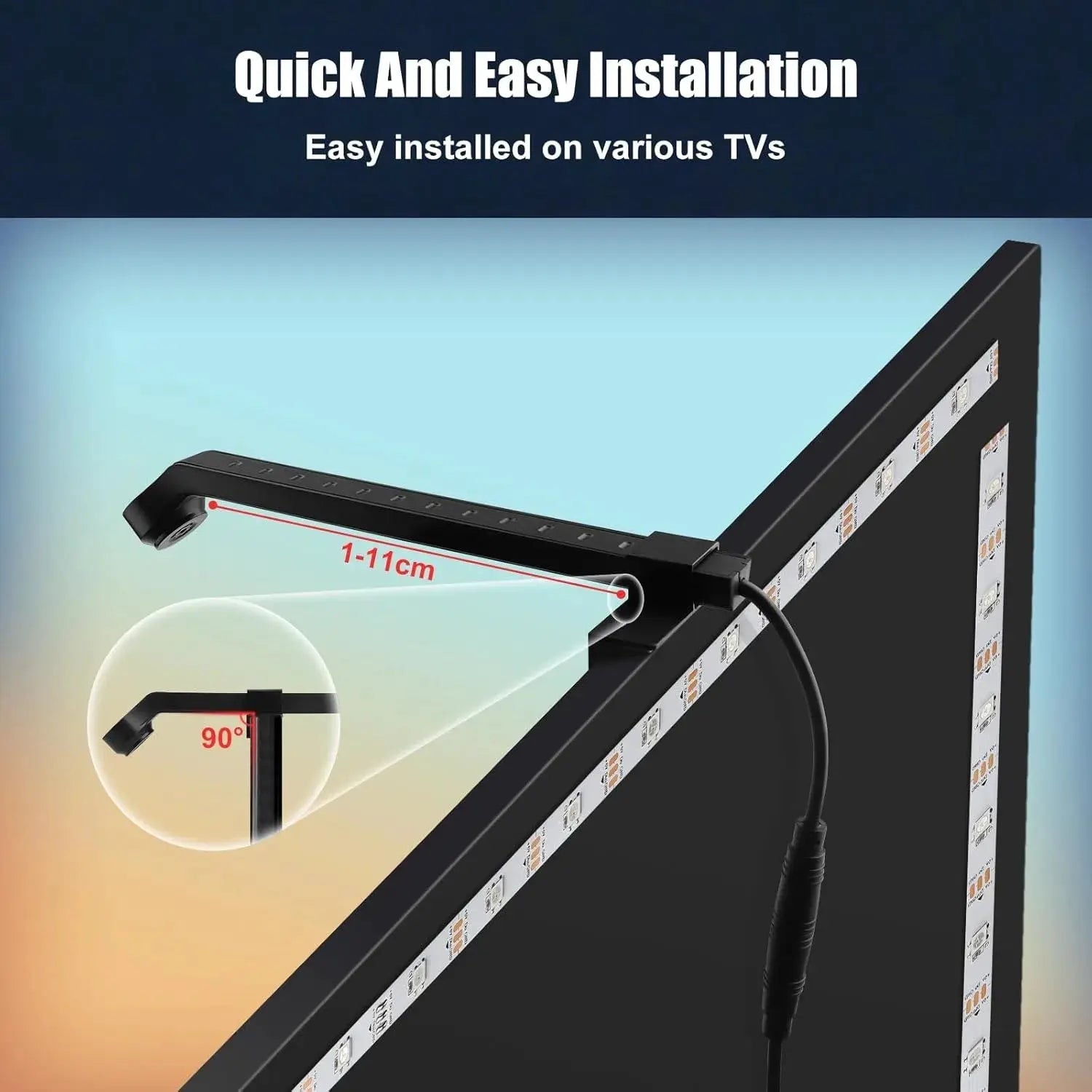 Immersive RGBIC TV Backlight for Gaming