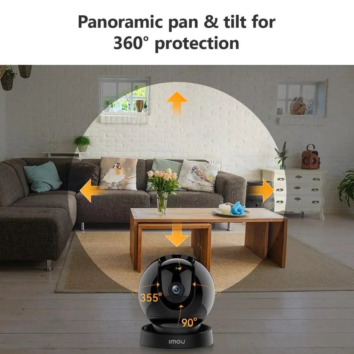 IMOU Rex Indoor WiFi PTZ Security Camera AI Smart Tracking