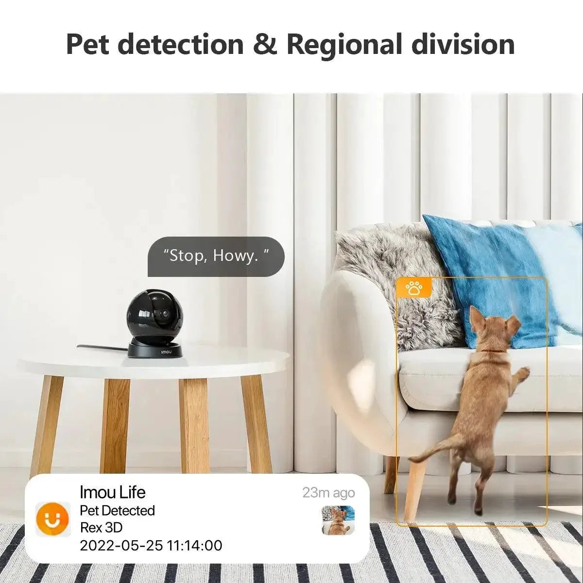 IMOU Rex Indoor WiFi PTZ Security Camera AI Smart Tracking