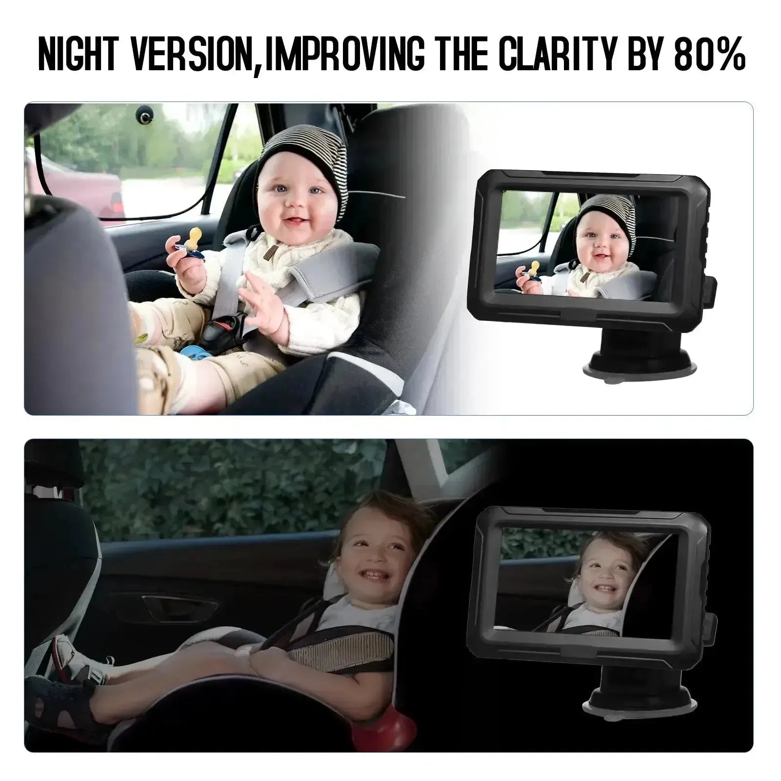 In Car Baby Mirror Monitor Night Vision