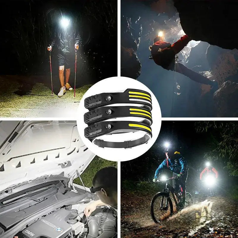 Induction Headlamp Hands Free Outdoor Lighting Tool
