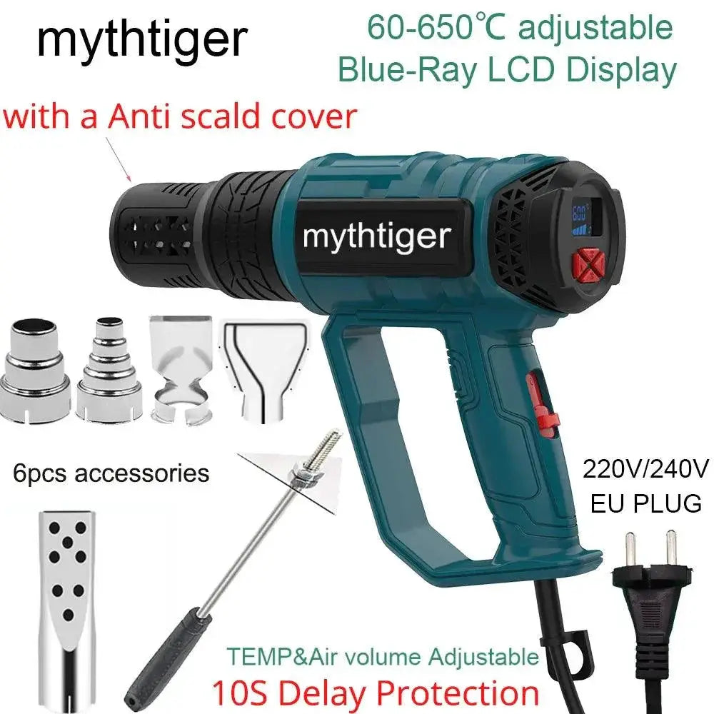 Industrial 2000W Heat Gun Hair Dryer For DIY Projects