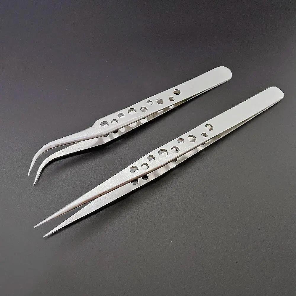 Anti Static Stainless Tweezers Set For Phone Repair Kit