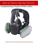 Industrial Respirator Mask: Chemical Protection & Safety Full-Face Visibility