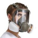 Industrial Respirator Mask: Chemical Protection & Safety Full-Face Visibility