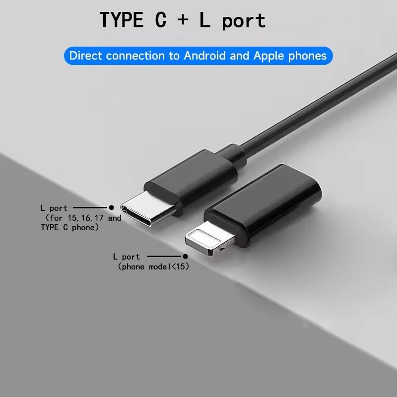 IndustryTech Industrial Endoscope Camera - HD 960P Dual Port For iOS Android Pro