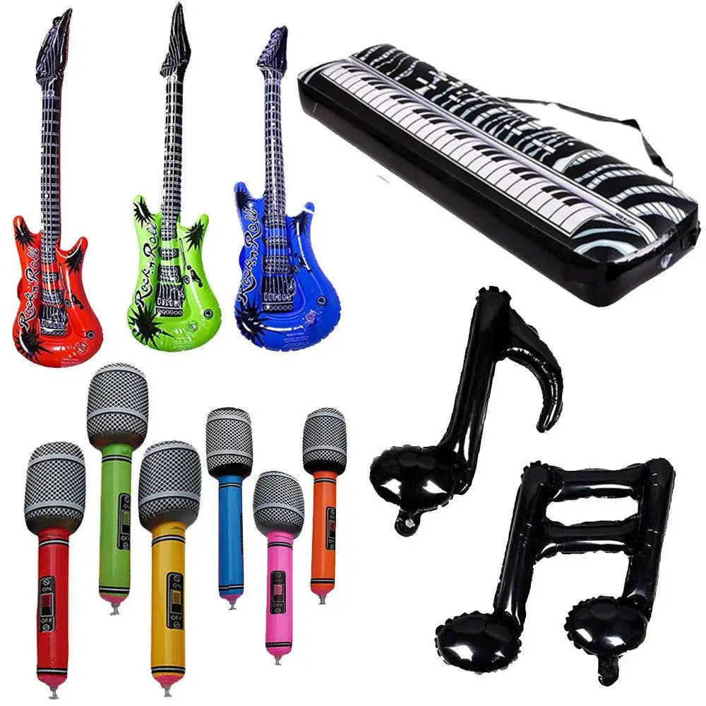 Inflatable Musical Instrument Balloons For Rock Star Parties