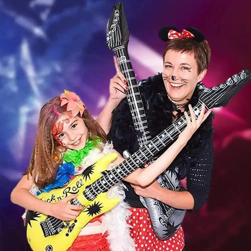 Inflatable Musical Instrument Balloons For Rock Star Parties
