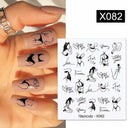 Ink Blooming Marble Nail Decals By Harunouta For Summer Art