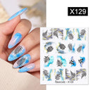 Ink Blooming Marble Nail Decals By Harunouta For Summer Art