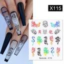 Ink Blooming Marble Nail Decals By Harunouta For Summer Art
